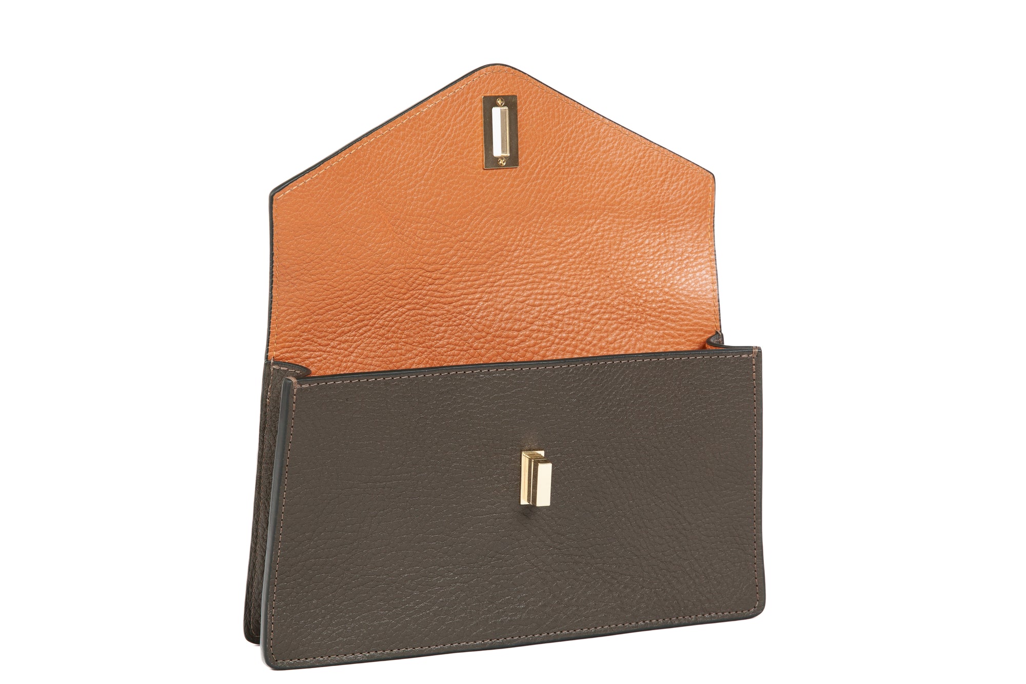 The Vincent Clutch Olive/Camel
