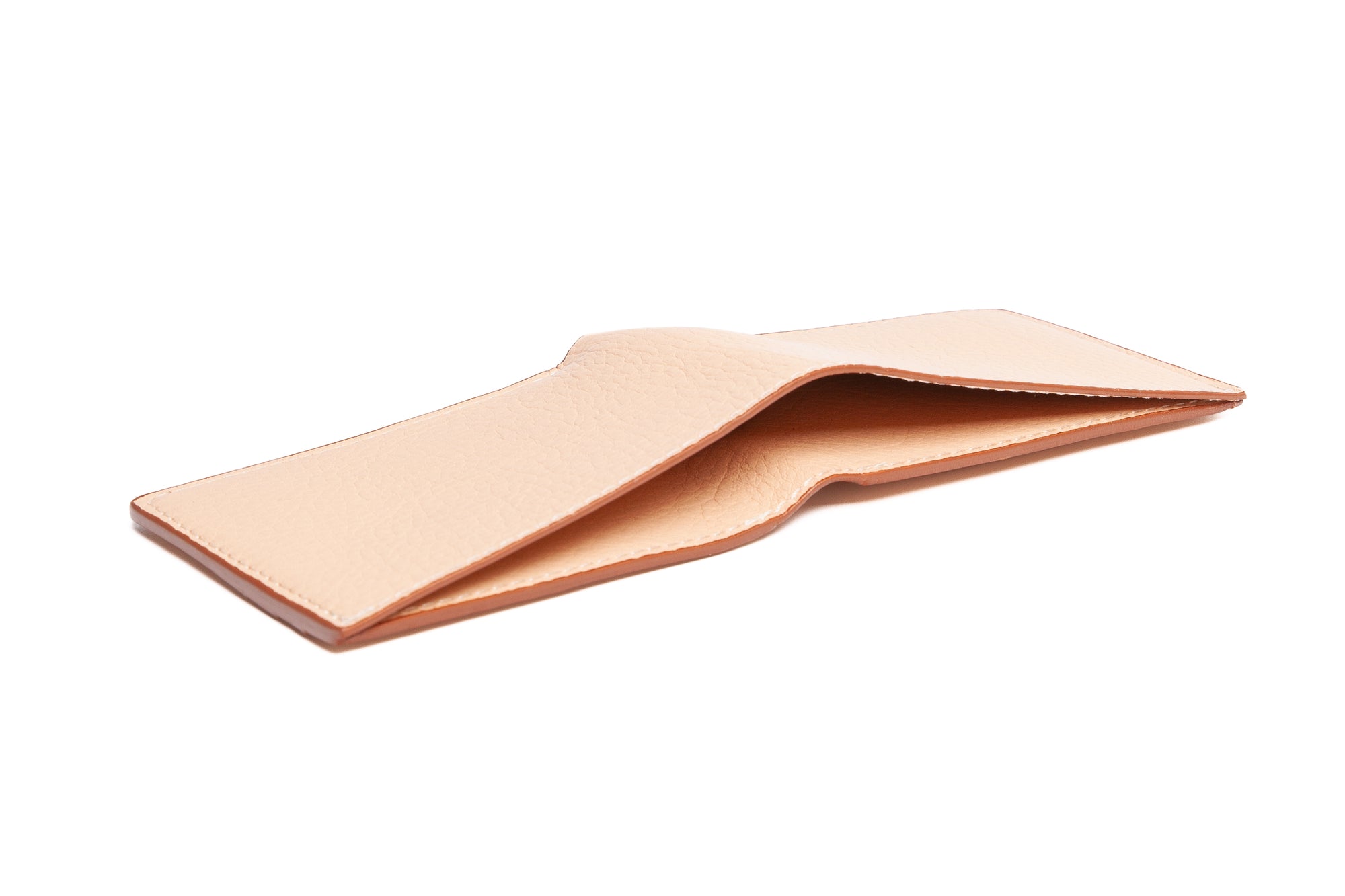 Leather Bifold Wallet Natural