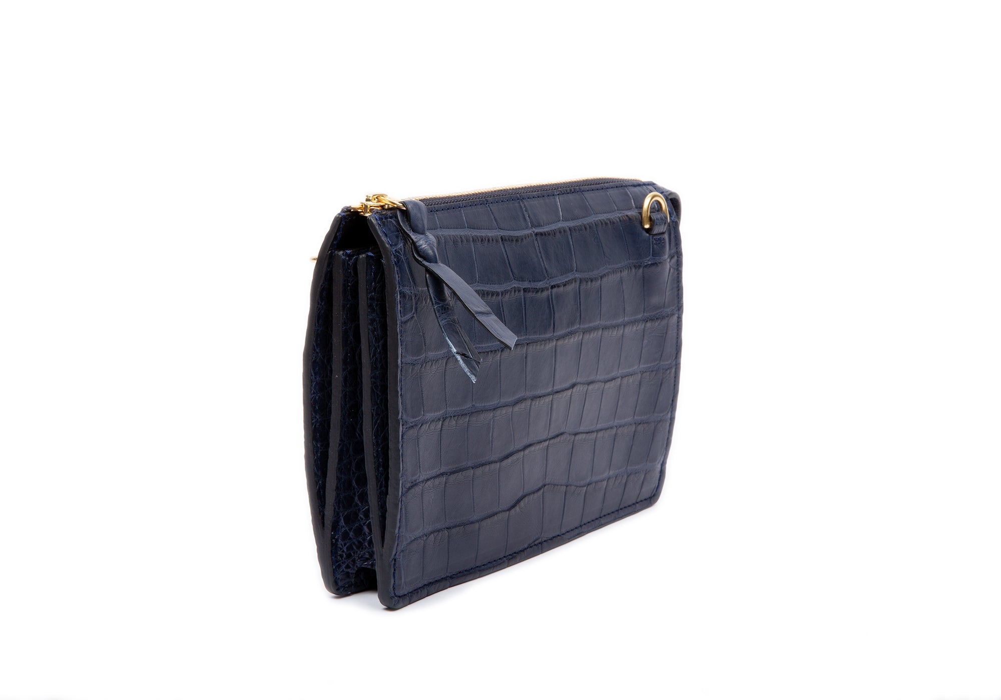 Indigo American Alligator Tripp Indigo Alligator