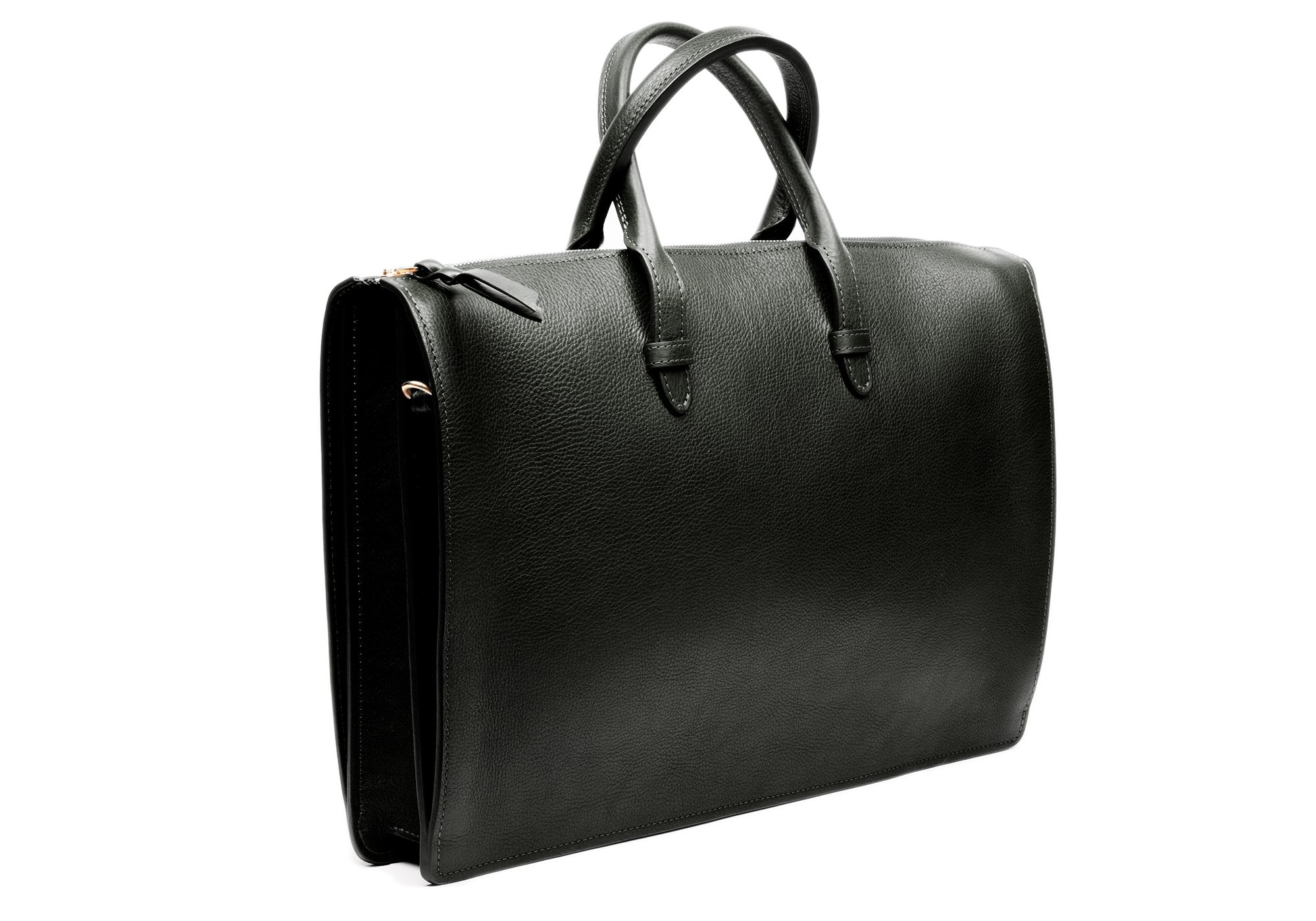 The Triumph Briefcase Green