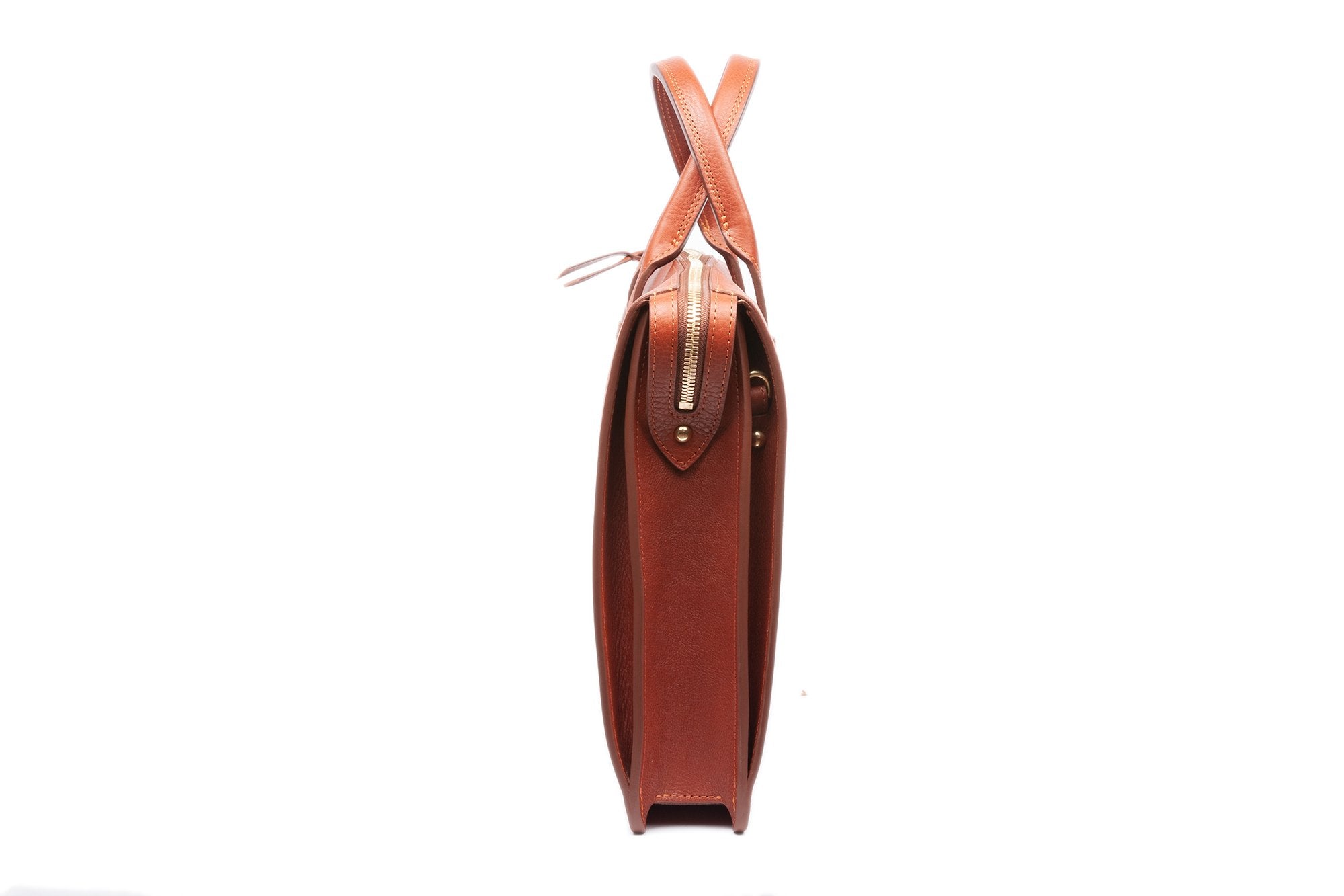 The Triumph Briefcase Saddle Tan
