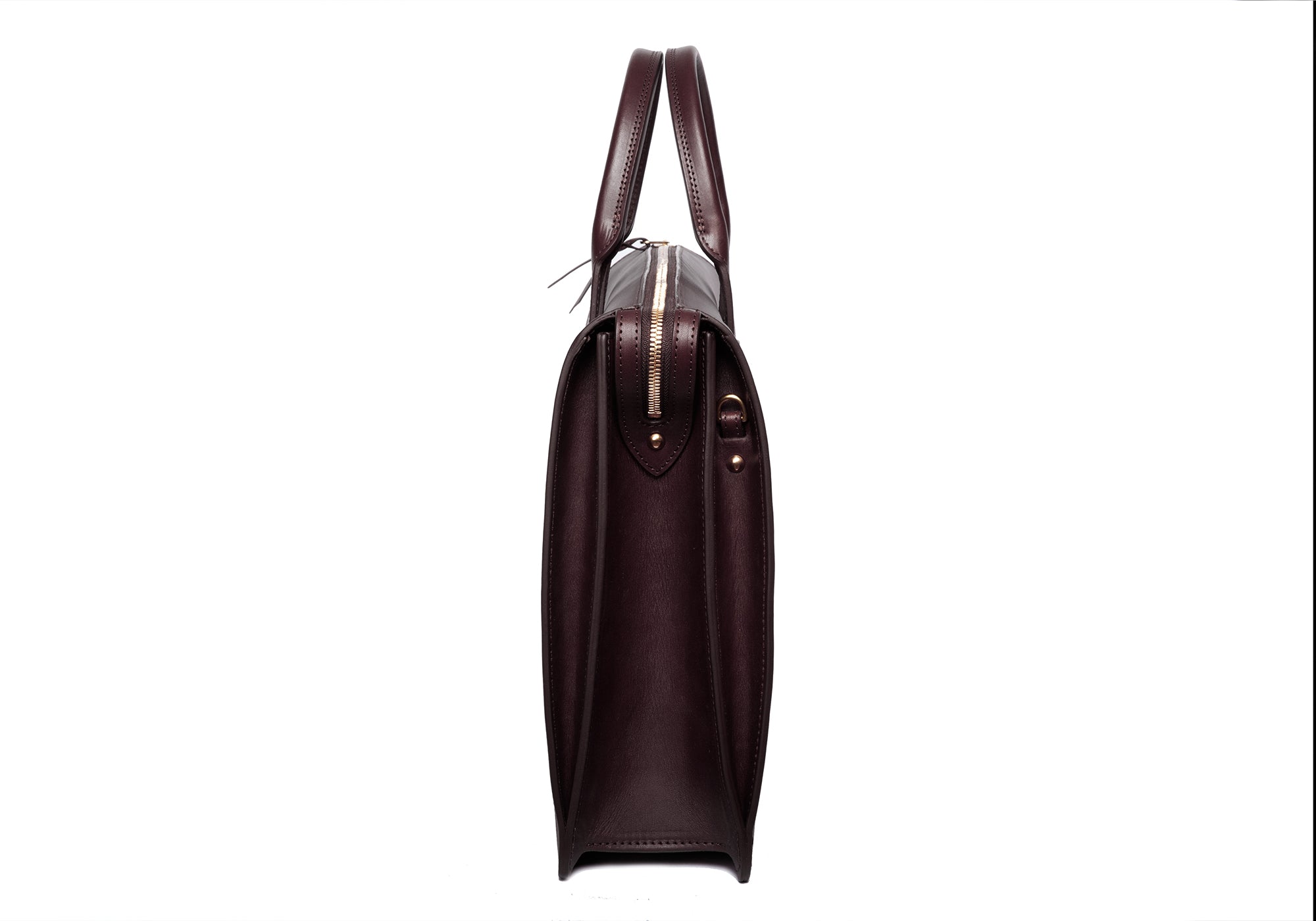 The Bridle Triumph III Briefcase Chocolate Bridle