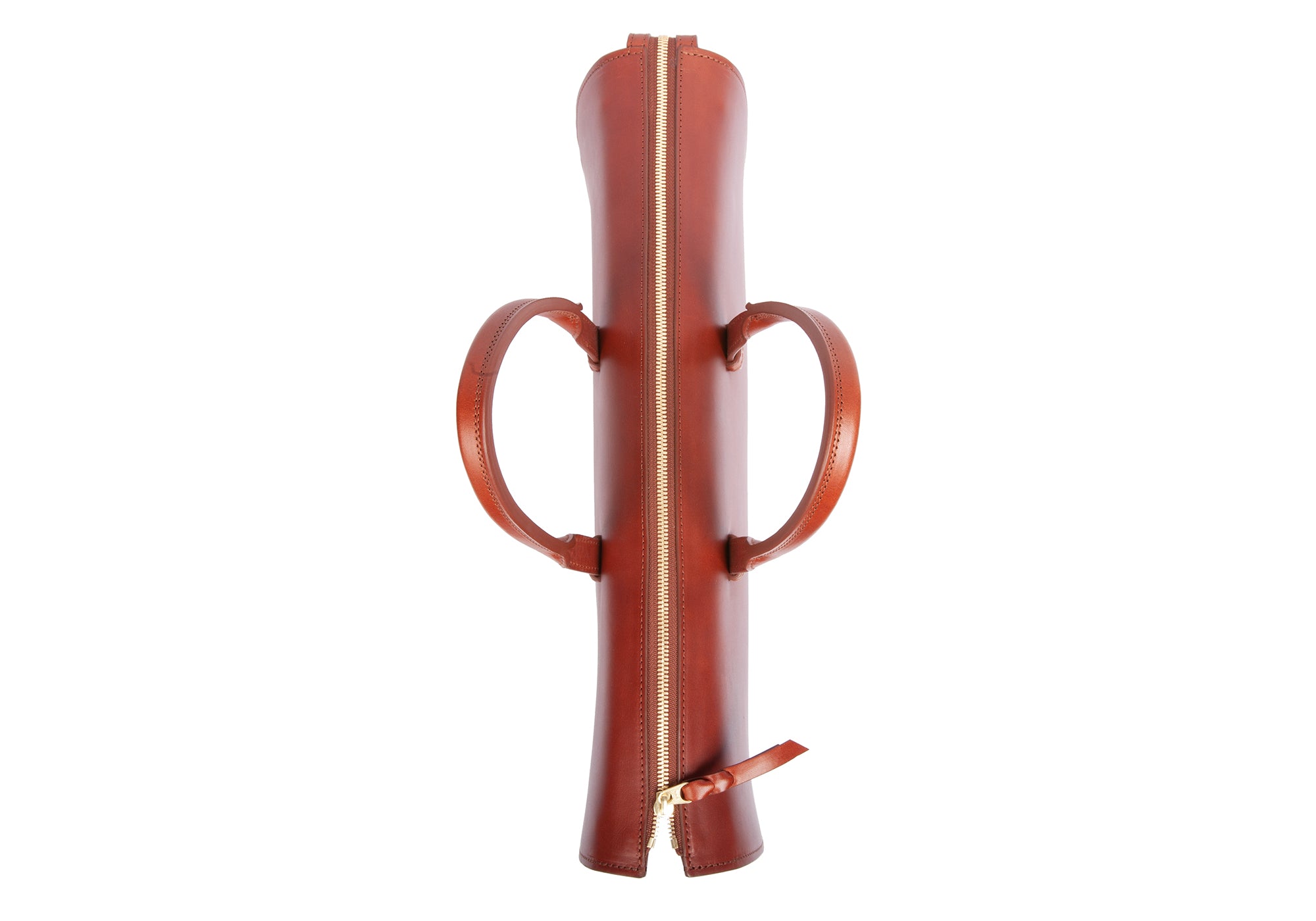 The Bridle Triumph III Briefcase Cognac Bridle