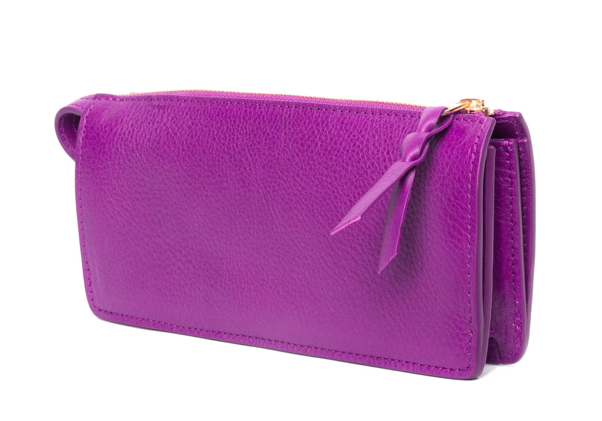 Side View of Tripp Wallet Orchid