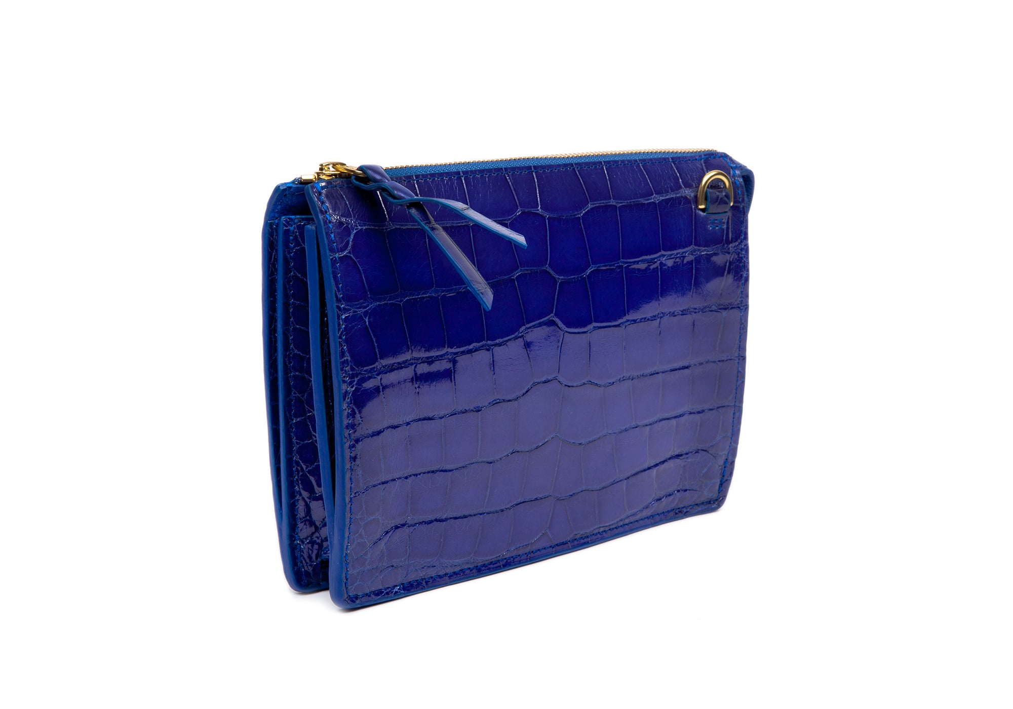 Electric Blue American Alligator Tripp Electric Blue Alligator