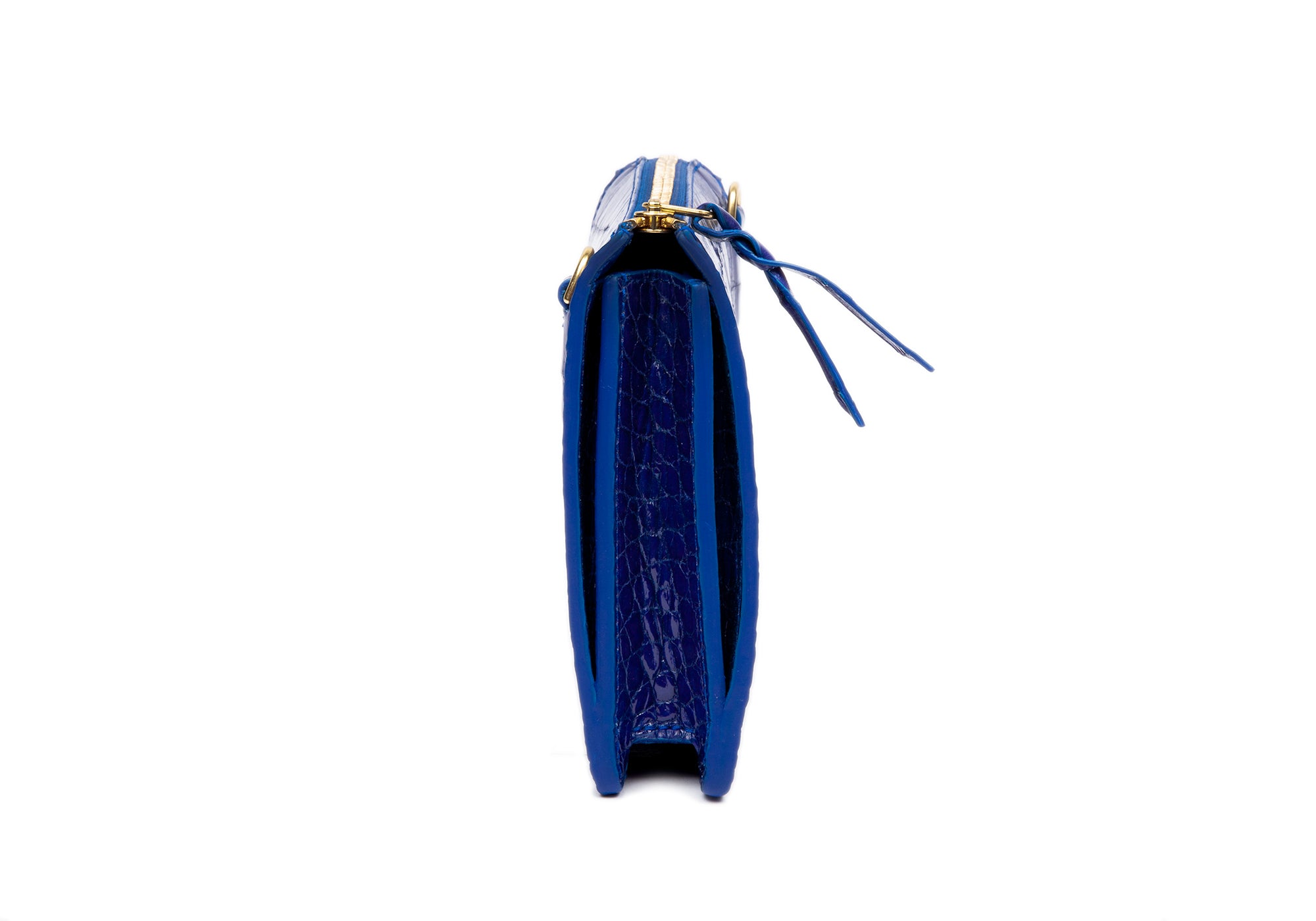 Electric Blue American Alligator Tripp Electric Blue Alligator
