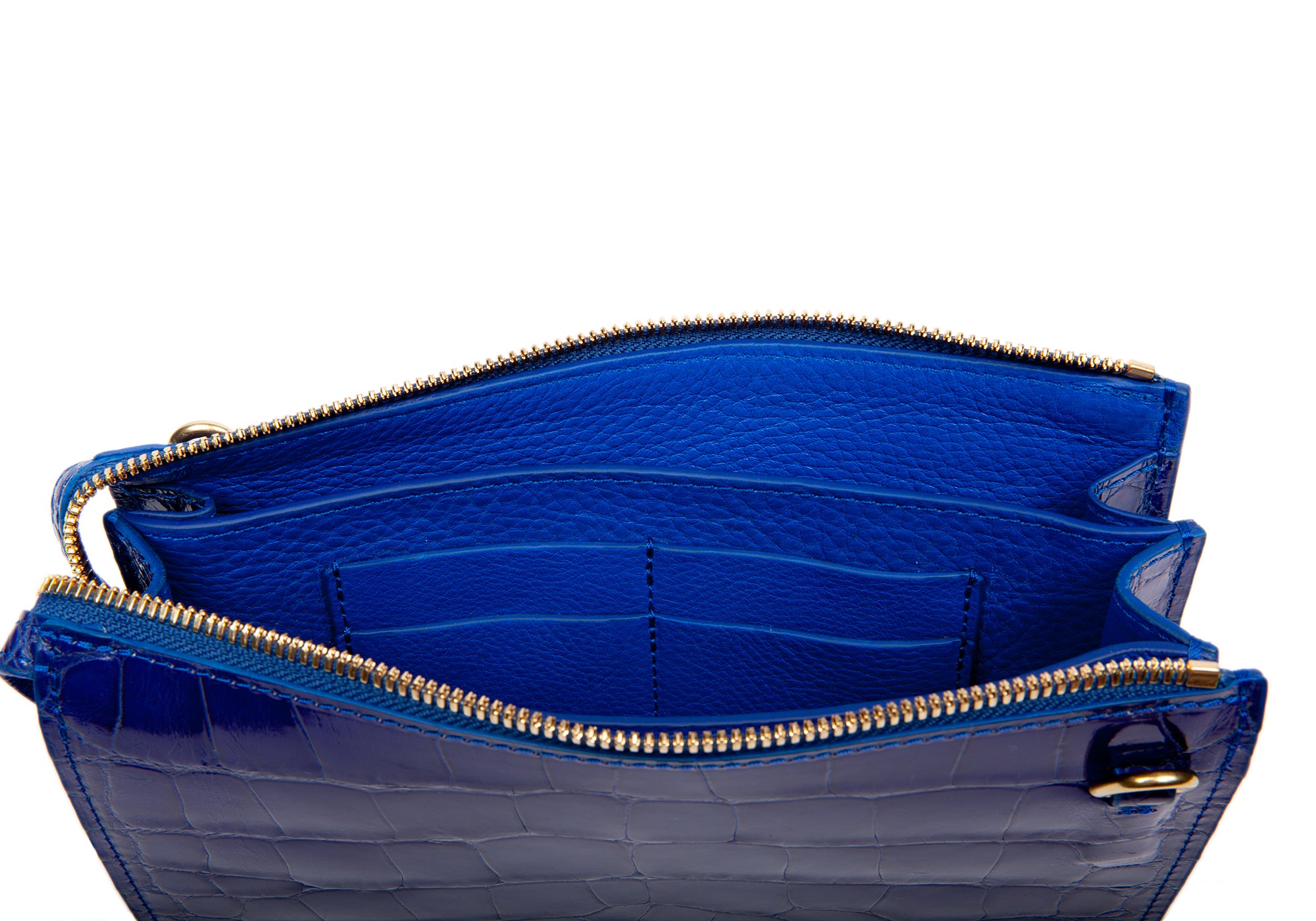 Electric Blue American Alligator Tripp Electric Blue Alligator