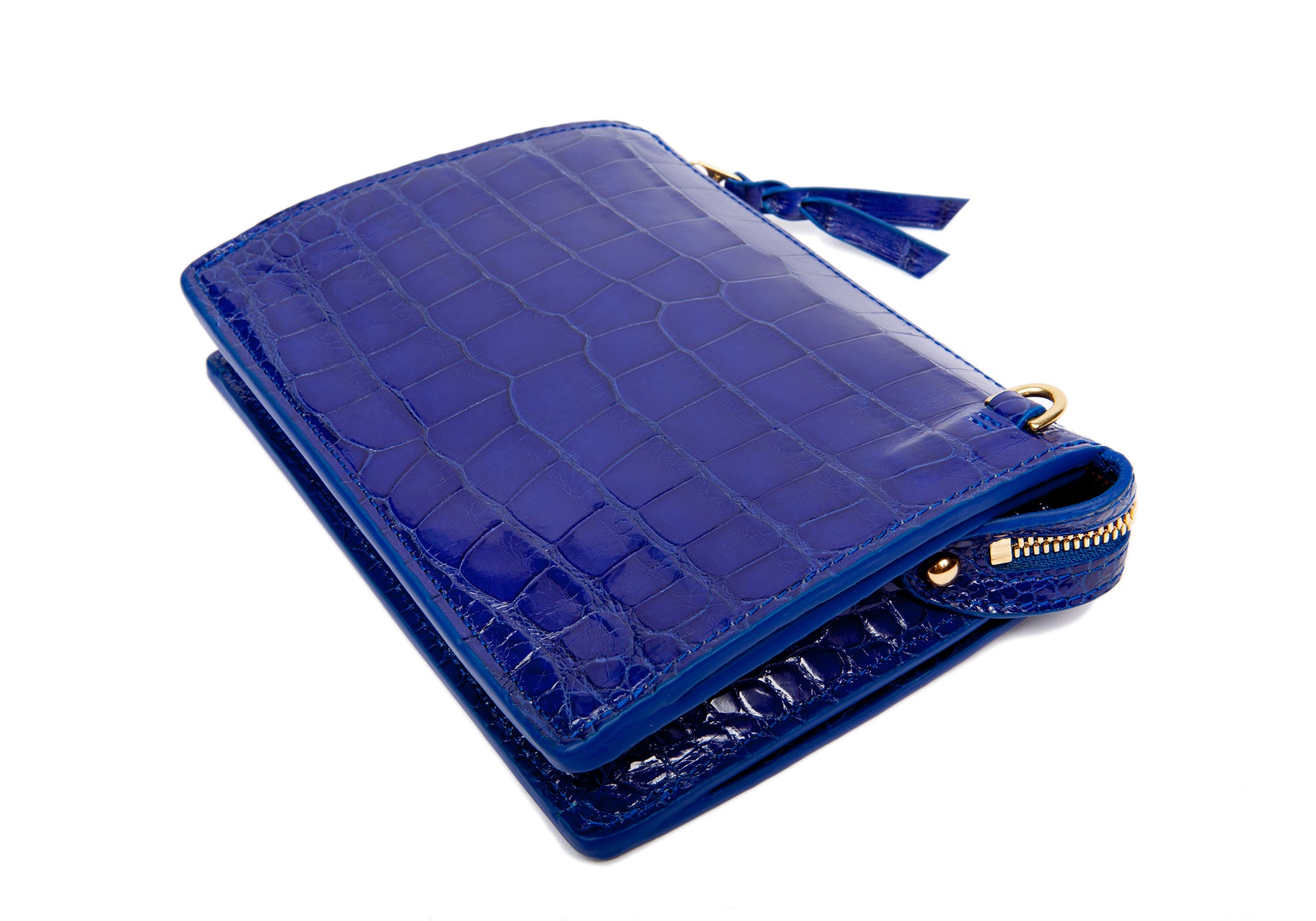 Electric Blue American Alligator Tripp Electric Blue Alligator